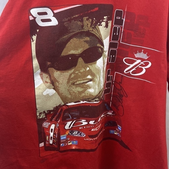 Dale Earnhardt JR NASCAR Bud XL Long Sleeve Shirt - Picture 2 of 8